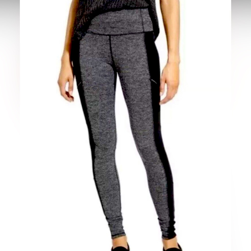 Athleta Herringbone Luxe Faux Leather Metro Drifter Legging Size XS Petite